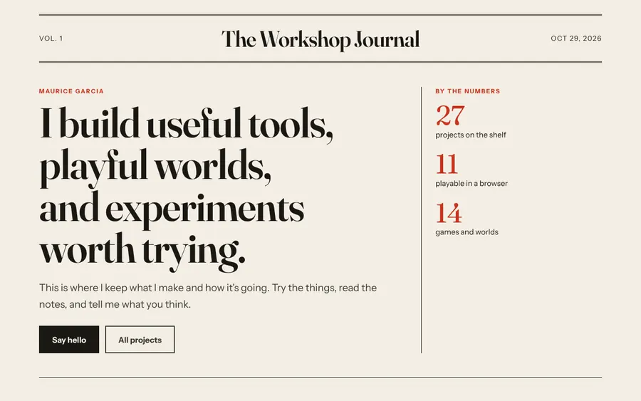 Preview of the Paper & Ink design