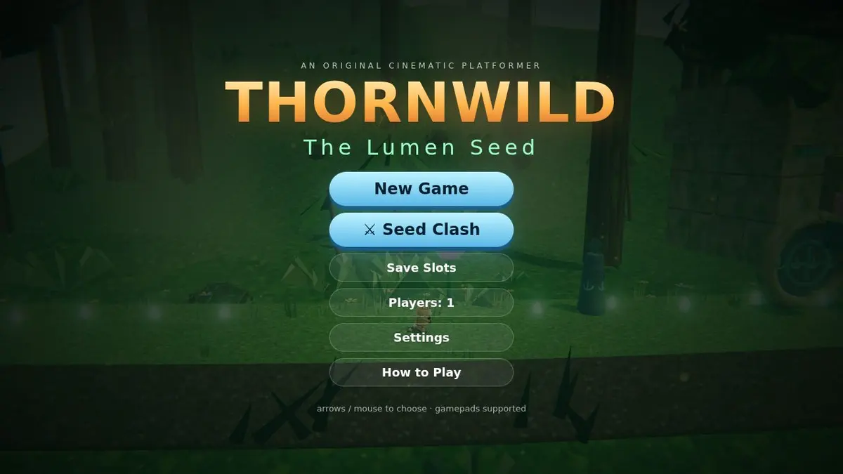 The Thornwild title screen artwork from the repository.